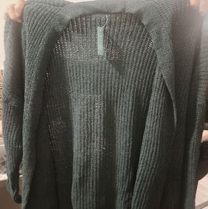 Maurices Teal Open-Front Cardigan